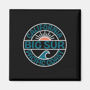 Aimant Big Sur Californie Front Et Back