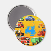 Aimant Big Trucks 4e anniversaire (Recto/Verso)