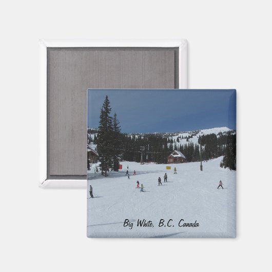 Aimant Big White, C.-B. Canada (Recto/Verso)