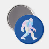 Aimant Bigfoot aquarelle (Recto/Verso)