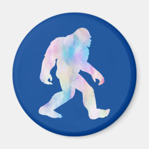 Aimant Bigfoot aquarelle