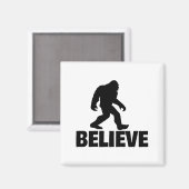 Aimant Bigfoot Believe Funny Believe Bigfoot (Recto/Verso)