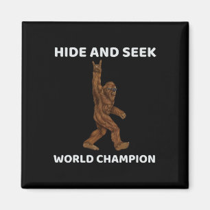 Aimant Bigfoot Caché Et Chercher Champion Du Monde Amusan