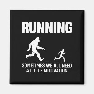 Aimant Bigfoot Courir Parfois Nous Avons Tous Besoin D'Un