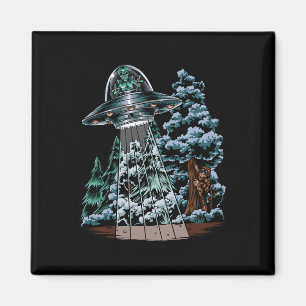 Aimant Bigfoot Hiding From Alien