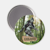 Aimant Bigfoot je crois l'aimant (Recto/Verso)