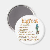 Aimant Bigfoot ne fait pas (Recto/Verso)