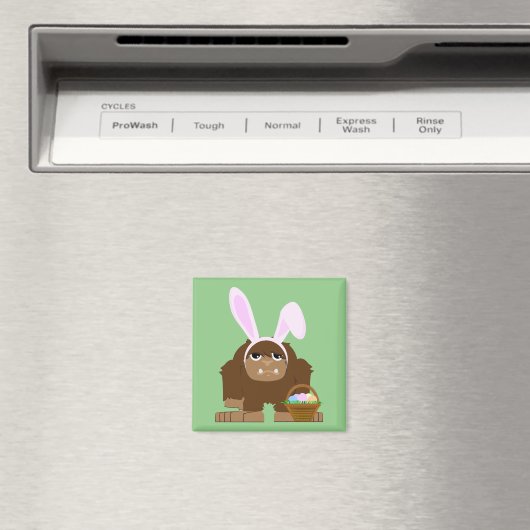 Aimant Bigfoot Pâques mignon (In Situ (Lave-vaisselle))