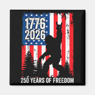 Aimant Bigfoot patriotique 250 ans de liberté usa 250e