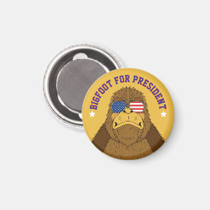 Aimant Bigfoot Pour Le Président Funny Sasquatch