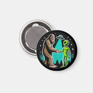 Aimant Bigfoot rencontre un Alien