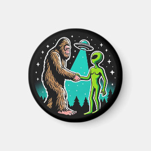 Aimant Bigfoot rencontre un Alien