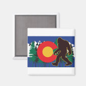 Aimant Bigfoot-Sasquatch (Recto/Verso)