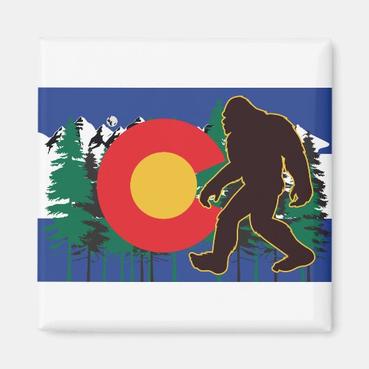 Aimant Bigfoot-Sasquatch (Devant)