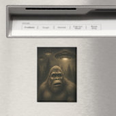 Aimant Bigfoot Sasquatch Alien UFO Funny (In Situ (Lave-vaisselle))