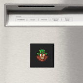 Aimant Bigfoot Sasquatch Bonne Saint-Patrick (In Situ (Lave-vaisselle))