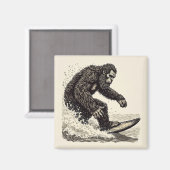 Aimant Bigfoot Surfant (Recto/Verso)