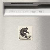 Aimant Bigfoot Surfant (In Situ (Lave-vaisselle))