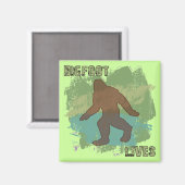 Aimant Bigfoot vit (Recto/Verso)