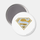 Aimant Bijoux bleu supergirl (Recto/Verso)