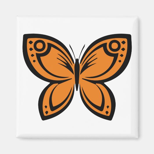 Aimant Bijoux - Orange (Devant)