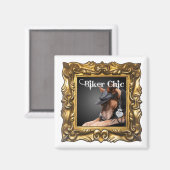 Aimant "Biker Chic" pour améliorer votre réfrigéra (Recto/Verso)