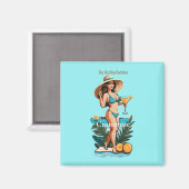 Aimant Bikini Babe Big Casquette - Big Cocktail Thunder_C (Recto/Verso)