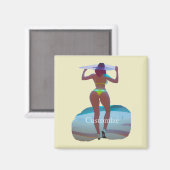 Aimant Bikini Booty Beach Girl Thunder_Cove (Recto/Verso)