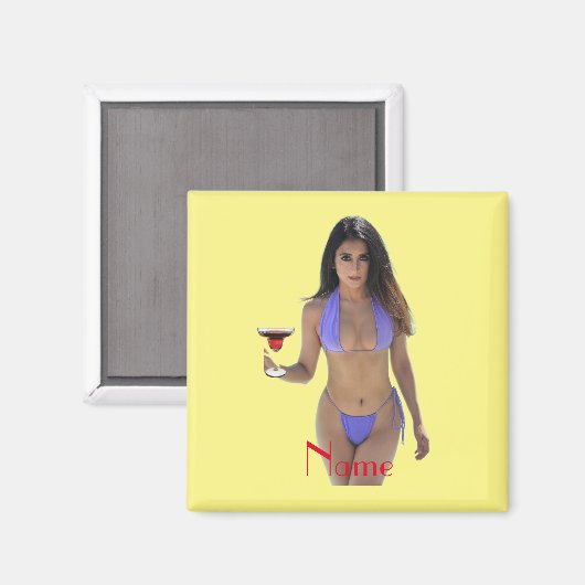 Aimant Bikini brun beauté Thunder_Cove (Recto/Verso)