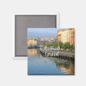 Aimant Bilbao, Espagne basque (légende) (Recto/Verso)