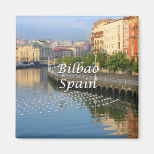 Aimant Bilbao, Espagne basque (légende)