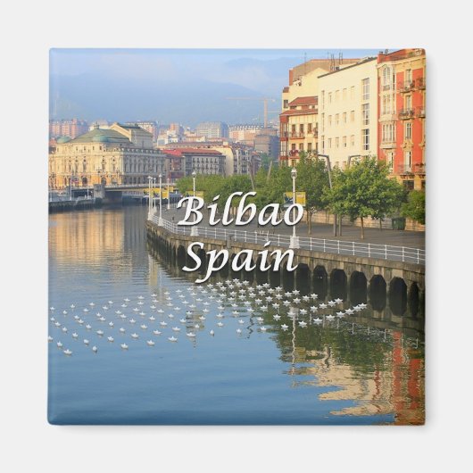 Aimant Bilbao, Espagne basque (légende) (Devant)