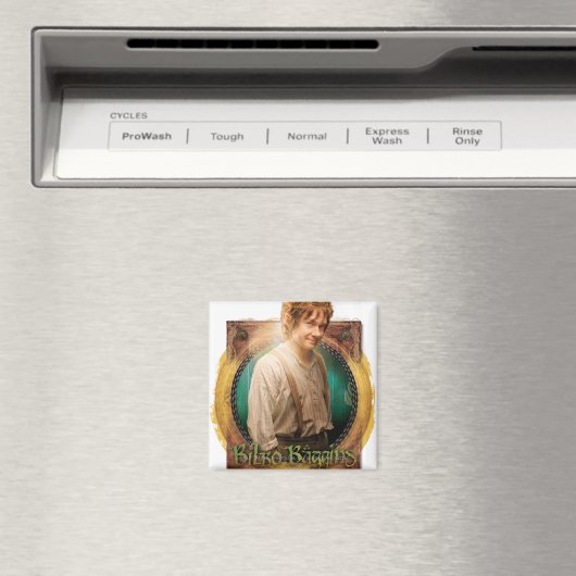 Aimant BILBO BAGGINS™ Caractère avec nom (In Situ (Lave-vaisselle))