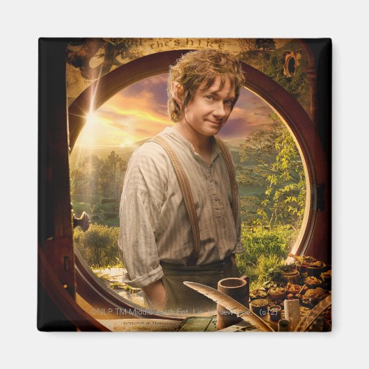 Aimant BILBO BAGGINS™ dans le collage de bordures (Devant)