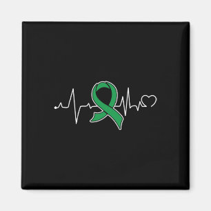 Aimant Bile Duct Cancer Awareness Supporter Ruban