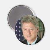 Aimant Bill Clinton (Recto/Verso)