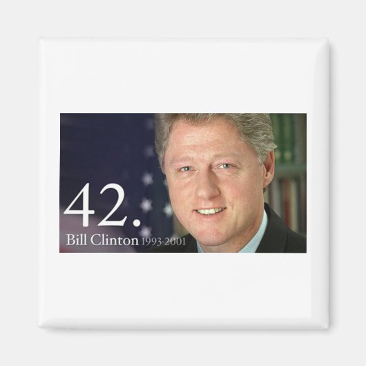 Aimant Bill Clinton (Devant)