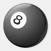 Aimant Billard, 8 Ballons, (Devant)