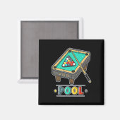 Aimant Billard amusant Billard de billard jeu Thème (Recto/Verso)