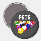 Aimant Billard modèle, design populaire (Recto/Verso)