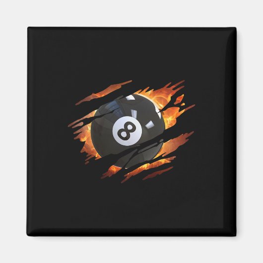 Aimant Billard S Men 8 Ll Pool S Pool League (Devant)