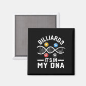 Aimant Billard Son Dans Mon Dna Funny Pool Billard Joueur (Recto/Verso)