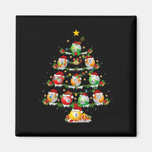 Aimant Billard Sports Amoureux Éclairage Billard Christma