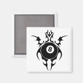 Aimant billard. tribal. (Recto/Verso)