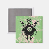 Aimant billard. tribal. (Recto/Verso)