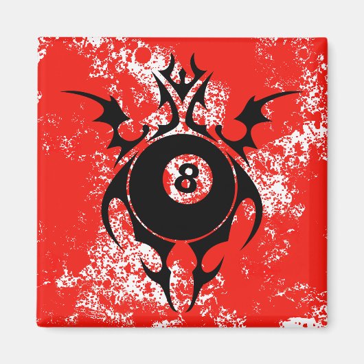Aimant billard. tribal. (Devant)