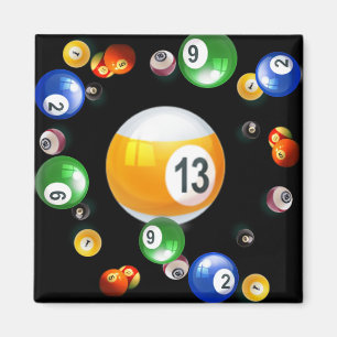 Aimant Billiard Pool Balls