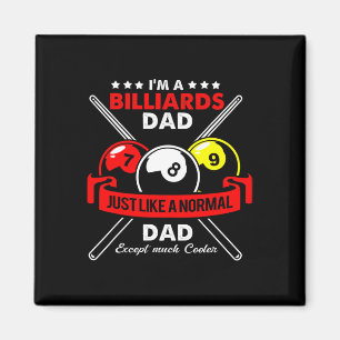 Aimant Billiards Papa Pour Père Papa Billiard Papa