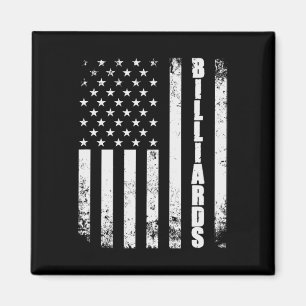 Aimant Billiards Snooker American Flag Jeux américains Sp