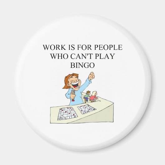 Aimant BINGO Beats work (Devant)